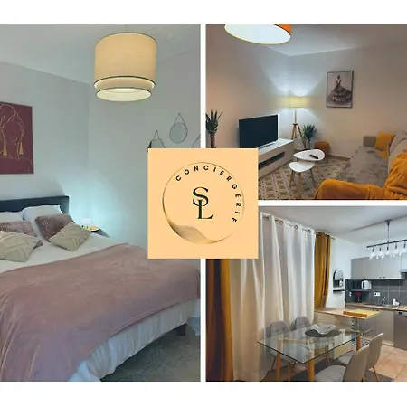 Cozy Atmosphere 4pers Near Eurexpo Groupamastadium Apartment