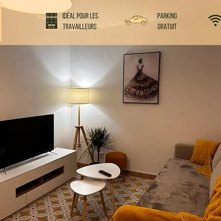 Cozy Atmosphere 4pers Near Eurexpo Groupamastadium